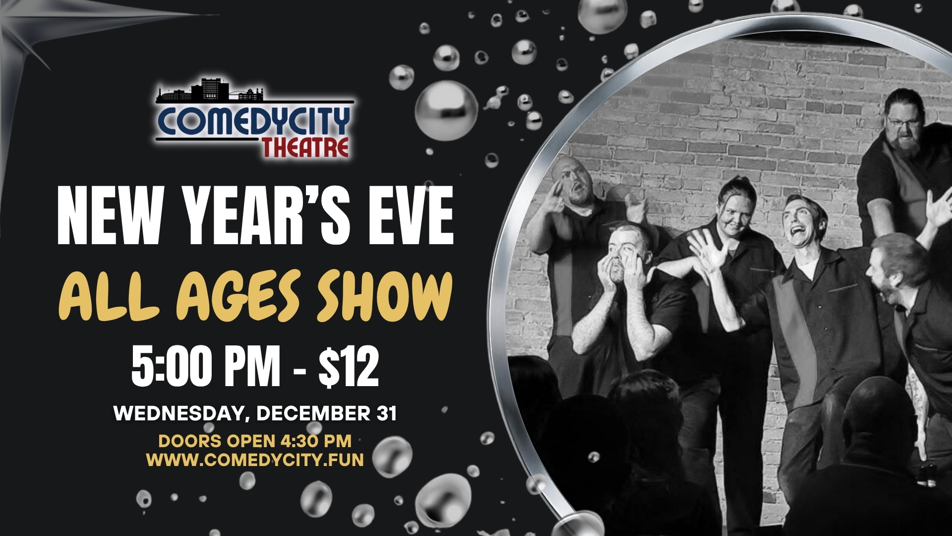 new years eve comedy green bay