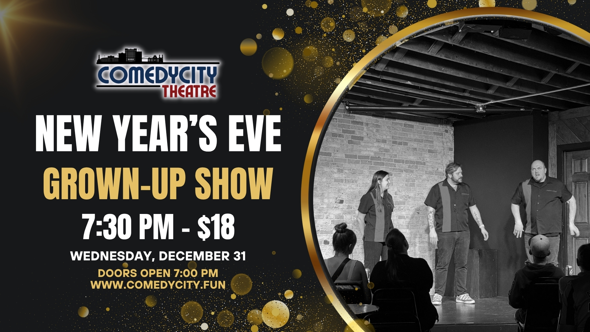 new years eve comedy green bay