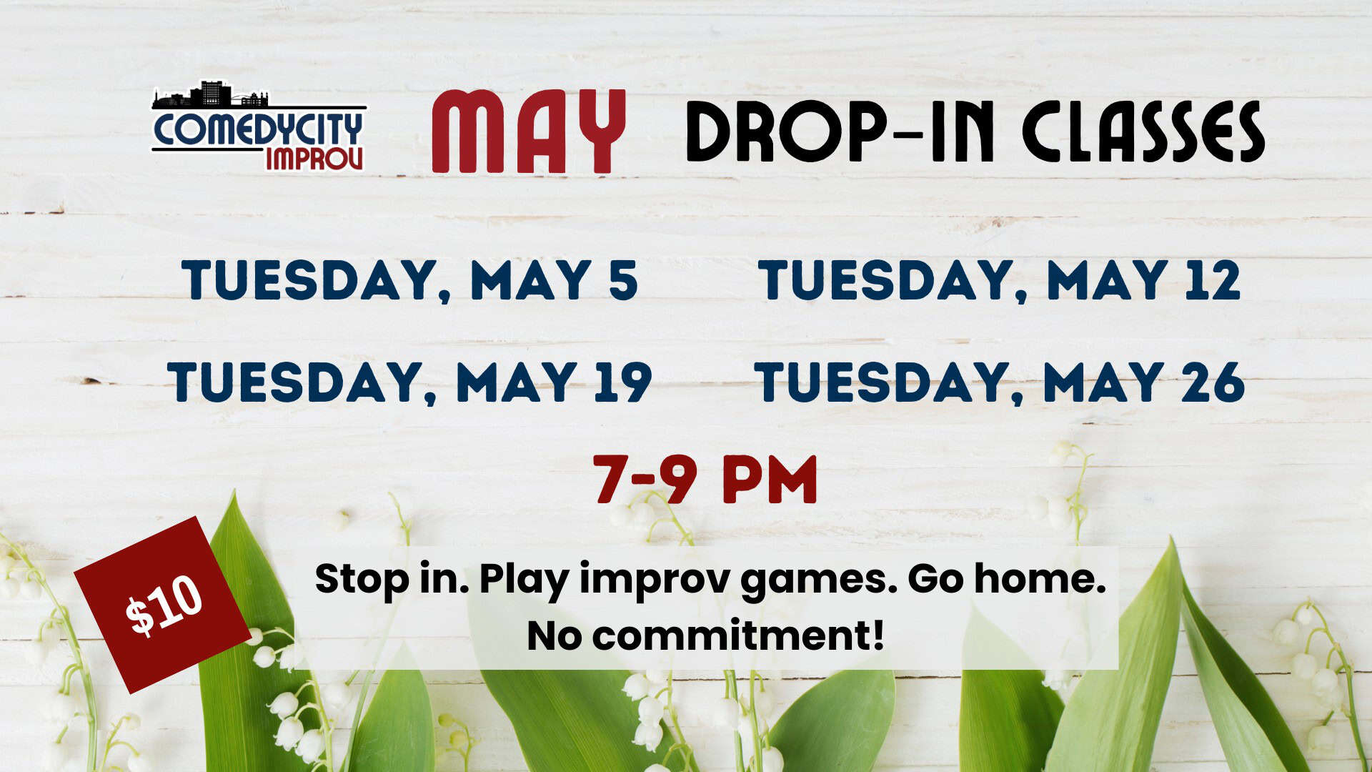 May Drop-In Improv Classes